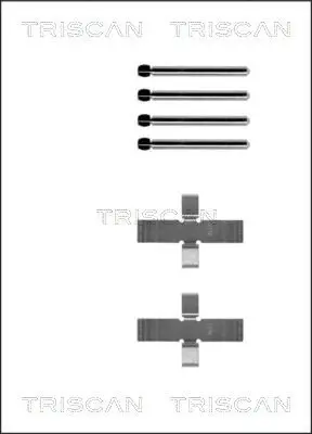 Zubehörsatz, Scheibenbremsbelag TRISCAN 8105 101237 Bild Zubehörsatz, Scheibenbremsbelag TRISCAN 8105 101237