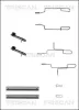Zubehörsatz, Scheibenbremsbelag Vorderachse TRISCAN 8105 101589