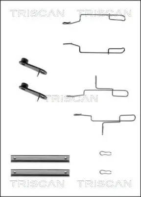 Zubehörsatz, Scheibenbremsbelag TRISCAN 8105 101589 Bild Zubehörsatz, Scheibenbremsbelag TRISCAN 8105 101589