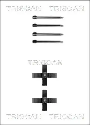 Zubehörsatz, Scheibenbremsbelag TRISCAN 8105 101590