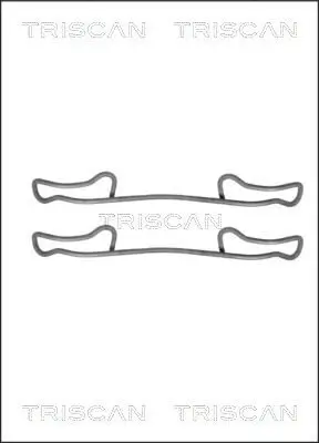 Zubehörsatz, Scheibenbremsbelag TRISCAN 8105 101601 Bild Zubehörsatz, Scheibenbremsbelag TRISCAN 8105 101601