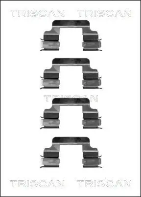 Zubehörsatz, Scheibenbremsbelag TRISCAN 8105 101613 Bild Zubehörsatz, Scheibenbremsbelag TRISCAN 8105 101613