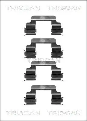 Zubehörsatz, Scheibenbremsbelag TRISCAN 8105 101614 Bild Zubehörsatz, Scheibenbremsbelag TRISCAN 8105 101614