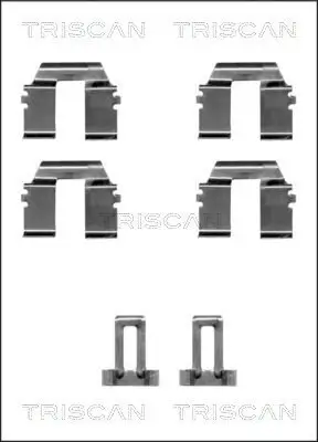 Zubehörsatz, Scheibenbremsbelag TRISCAN 8105 101616 Bild Zubehörsatz, Scheibenbremsbelag TRISCAN 8105 101616