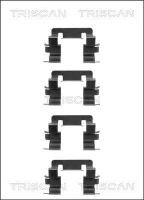 Zubehörsatz, Scheibenbremsbelag TRISCAN 8105 101624 Bild Zubehörsatz, Scheibenbremsbelag TRISCAN 8105 101624