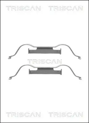 Zubehörsatz, Scheibenbremsbelag TRISCAN 8105 101626 Bild Zubehörsatz, Scheibenbremsbelag TRISCAN 8105 101626