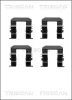 Zubehörsatz, Scheibenbremsbelag Hinterachse TRISCAN 8105 101644