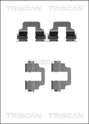 Zubehörsatz, Scheibenbremsbelag TRISCAN 8105 101646 Bild Zubehörsatz, Scheibenbremsbelag TRISCAN 8105 101646