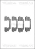 Zubehörsatz, Scheibenbremsbelag TRISCAN 8105 101647