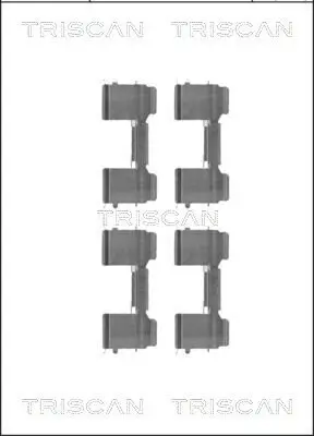 Zubehörsatz, Scheibenbremsbelag TRISCAN 8105 101649 Bild Zubehörsatz, Scheibenbremsbelag TRISCAN 8105 101649