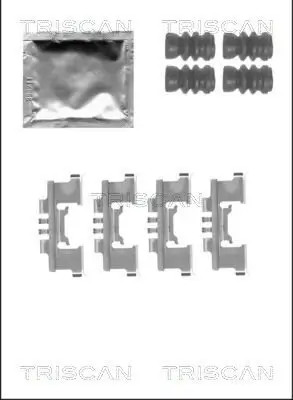 Zubehörsatz, Scheibenbremsbelag TRISCAN 8105 101661