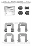Zubehörsatz, Scheibenbremsbelag TRISCAN 8105 101680