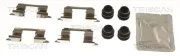 Zubehörsatz, Scheibenbremsbelag Hinterachse TRISCAN 8105 101686
