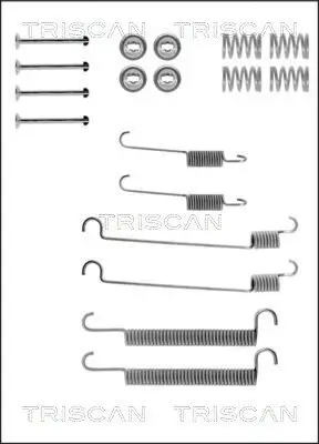 Zubehörsatz, Bremsbacken Hinterachse TRISCAN 8105 102266 Bild Zubehörsatz, Bremsbacken Hinterachse TRISCAN 8105 102266