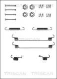 Zubehörsatz, Bremsbacken Hinterachse TRISCAN 8105 102525