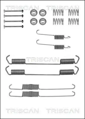 Zubehörsatz, Bremsbacken Hinterachse TRISCAN 8105 102550