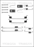 Zubehörsatz, Bremsbacken Hinterachse TRISCAN 8105 102574