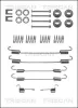 Zubehörsatz, Bremsbacken Hinterachse TRISCAN 8105 102578