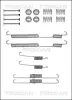 Zubehörsatz, Bremsbacken Hinterachse TRISCAN 8105 102580