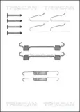 Zubehörsatz, Feststellbremsbacken Hinterachse TRISCAN 8105 102593