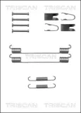 Zubehörsatz, Bremsbacken TRISCAN 8105 102612