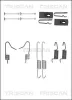 Zubeh&ouml;rsatz, Feststellbremsbacken Hinterachse TRISCAN 8105 102613