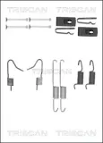 Zubehörsatz, Feststellbremsbacken TRISCAN 8105 102613