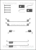 Zubehörsatz, Bremsbacken Hinterachse TRISCAN 8105 102617