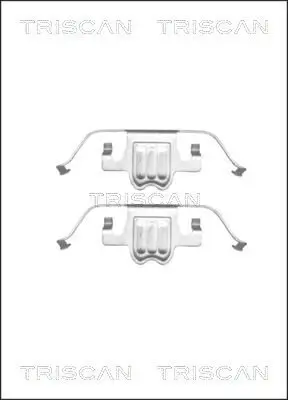 Zubehörsatz, Scheibenbremsbelag TRISCAN 8105 111618