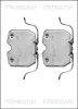 Zubehörsatz, Scheibenbremsbelag Vorderachse TRISCAN 8105 111621
