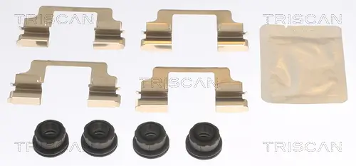 Zubehörsatz, Scheibenbremsbelag Hinterachse TRISCAN 8105 111641