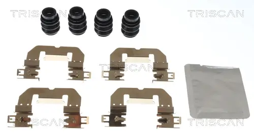 Zubehörsatz, Scheibenbremsbelag Vorderachse TRISCAN 8105 111645