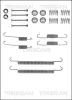Zubehörsatz, Bremsbacken Hinterachse TRISCAN 8105 112581