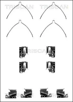 Zubehörsatz, Scheibenbremsbelag TRISCAN 8105 131619