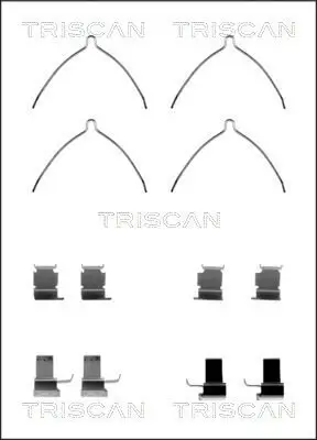 Zubehörsatz, Scheibenbremsbelag TRISCAN 8105 131629