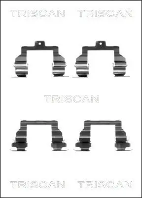 Zubehörsatz, Scheibenbremsbelag TRISCAN 8105 131632 Bild Zubehörsatz, Scheibenbremsbelag TRISCAN 8105 131632