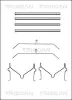 Zubehörsatz, Scheibenbremsbelag TRISCAN 8105 131640