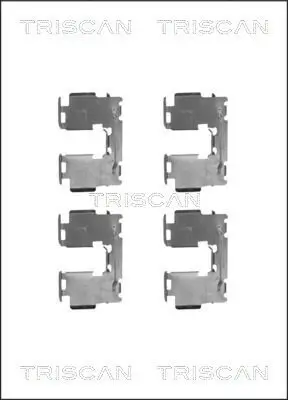 Zubehörsatz, Scheibenbremsbelag TRISCAN 8105 131644 Bild Zubehörsatz, Scheibenbremsbelag TRISCAN 8105 131644