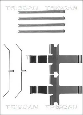 Zubehörsatz, Scheibenbremsbelag TRISCAN 8105 131647 Bild Zubehörsatz, Scheibenbremsbelag TRISCAN 8105 131647