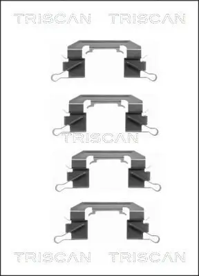 Zubehörsatz, Scheibenbremsbelag TRISCAN 8105 141596 Bild Zubehörsatz, Scheibenbremsbelag TRISCAN 8105 141596