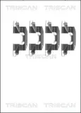 Zubehörsatz, Scheibenbremsbelag Hinterachse TRISCAN 8105 141598