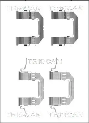 Zubehörsatz, Scheibenbremsbelag TRISCAN 8105 141600 Bild Zubehörsatz, Scheibenbremsbelag TRISCAN 8105 141600