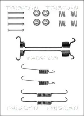 Zubehörsatz, Bremsbacken Hinterachse TRISCAN 8105 142561 Bild Zubehörsatz, Bremsbacken Hinterachse TRISCAN 8105 142561