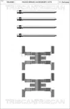 Zubehörsatz, Scheibenbremsbelag TRISCAN 8105 151354