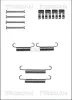 Zubeh&ouml;rsatz, Feststellbremsbacken Hinterachse TRISCAN 8105 152560