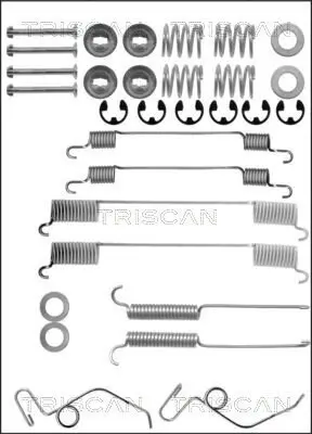 Zubehörsatz, Bremsbacken Hinterachse TRISCAN 8105 162510 Bild Zubehörsatz, Bremsbacken Hinterachse TRISCAN 8105 162510