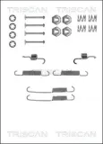 Zubehörsatz, Bremsbacken Hinterachse TRISCAN 8105 162541