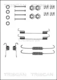 Zubehörsatz, Bremsbacken Hinterachse TRISCAN 8105 162542