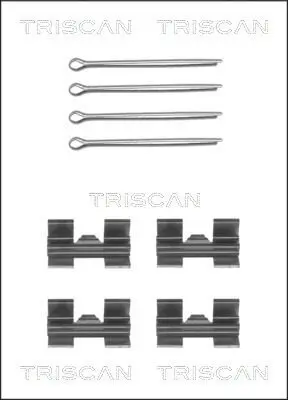 Zubehörsatz, Scheibenbremsbelag TRISCAN 8105 171001