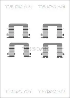 Zubehörsatz, Scheibenbremsbelag TRISCAN 8105 181007